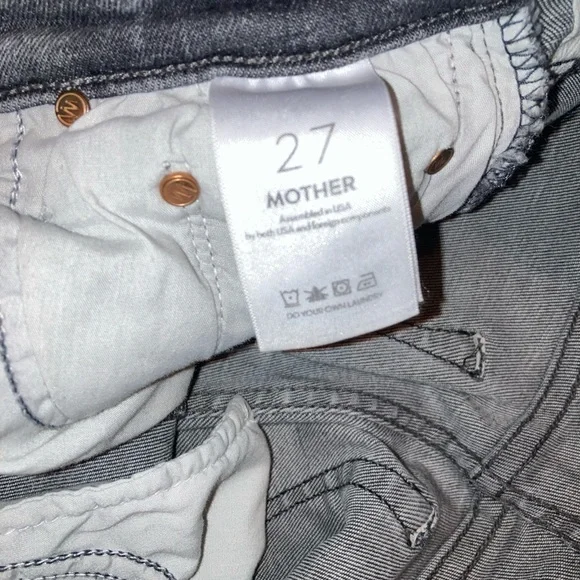 Mother High Waisted Weekender Skimp Size 27 Cutoffs Jeans Shorts Northern Lights - Picture 3 of 6